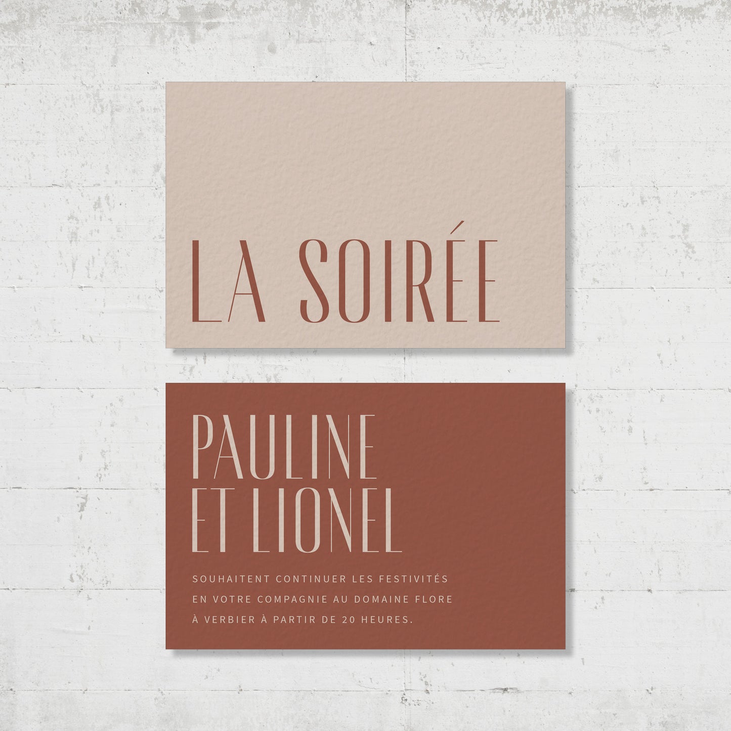 PACK faire-part + carton soirée + carton RSVP - Morocco