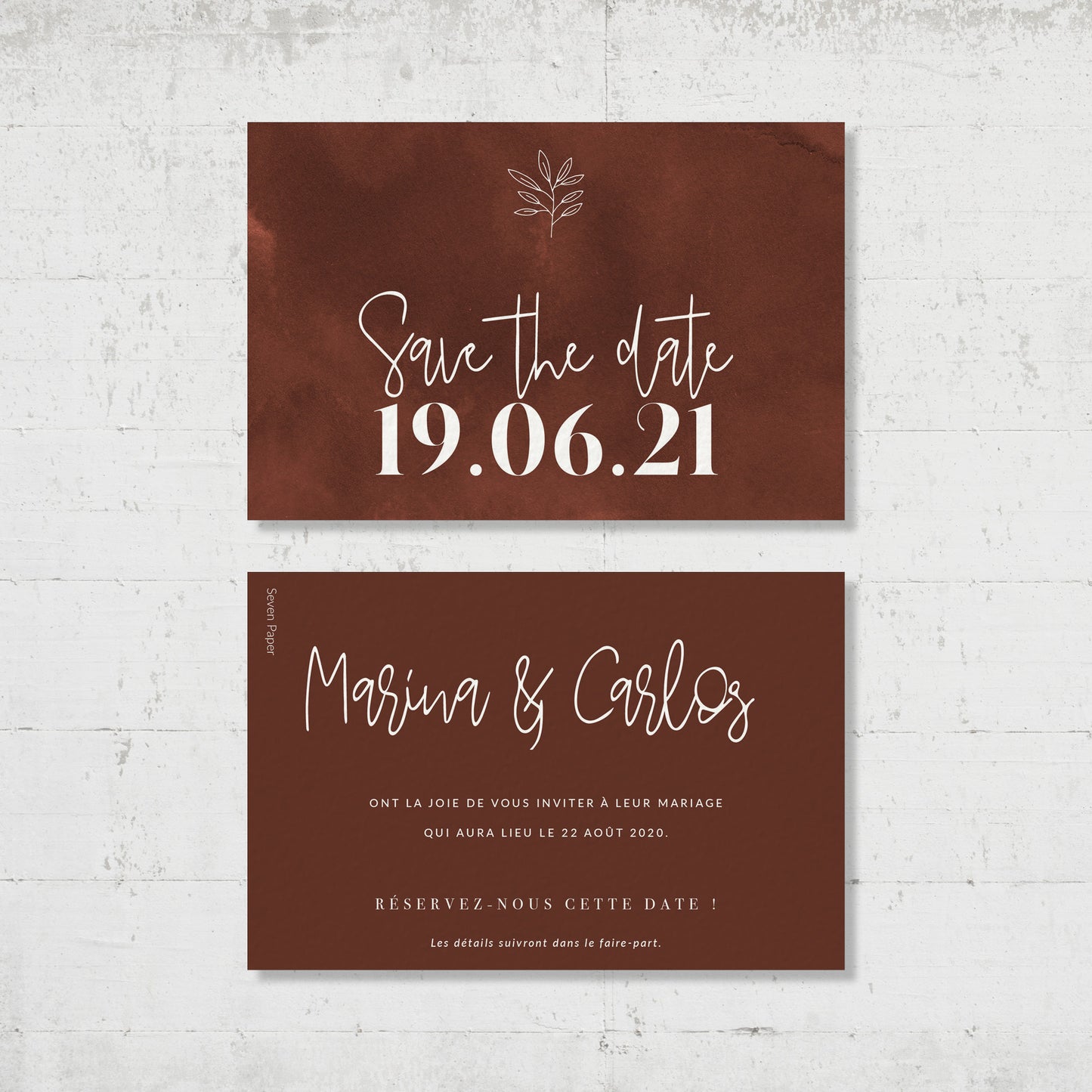 Save the date - Modern Bohemian