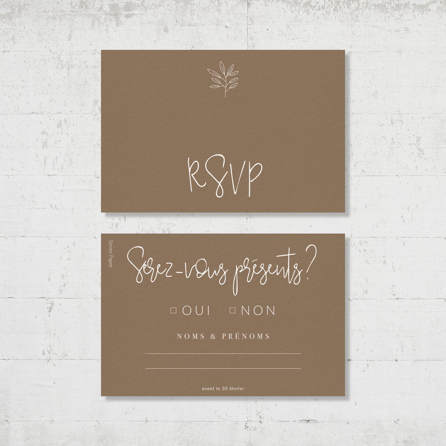 PACK faire-part + carton soirée + carton RSVP - Modern Bohemian