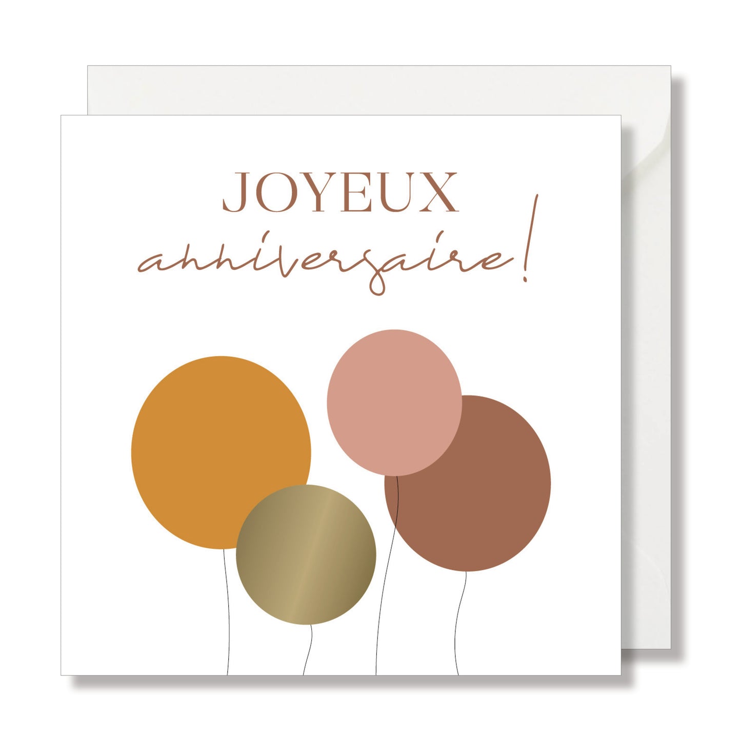 Carte à gratter "Joyeux anniversaire" brique