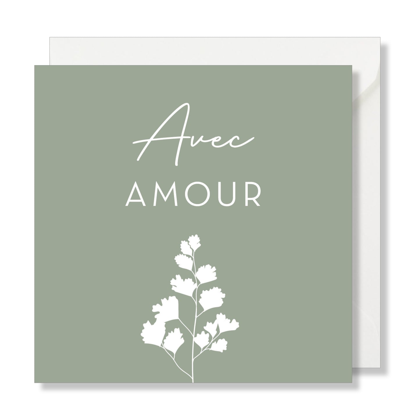 Aquarell-grüne "alles Gute zum Geburtstag" quadratische Grußkarte