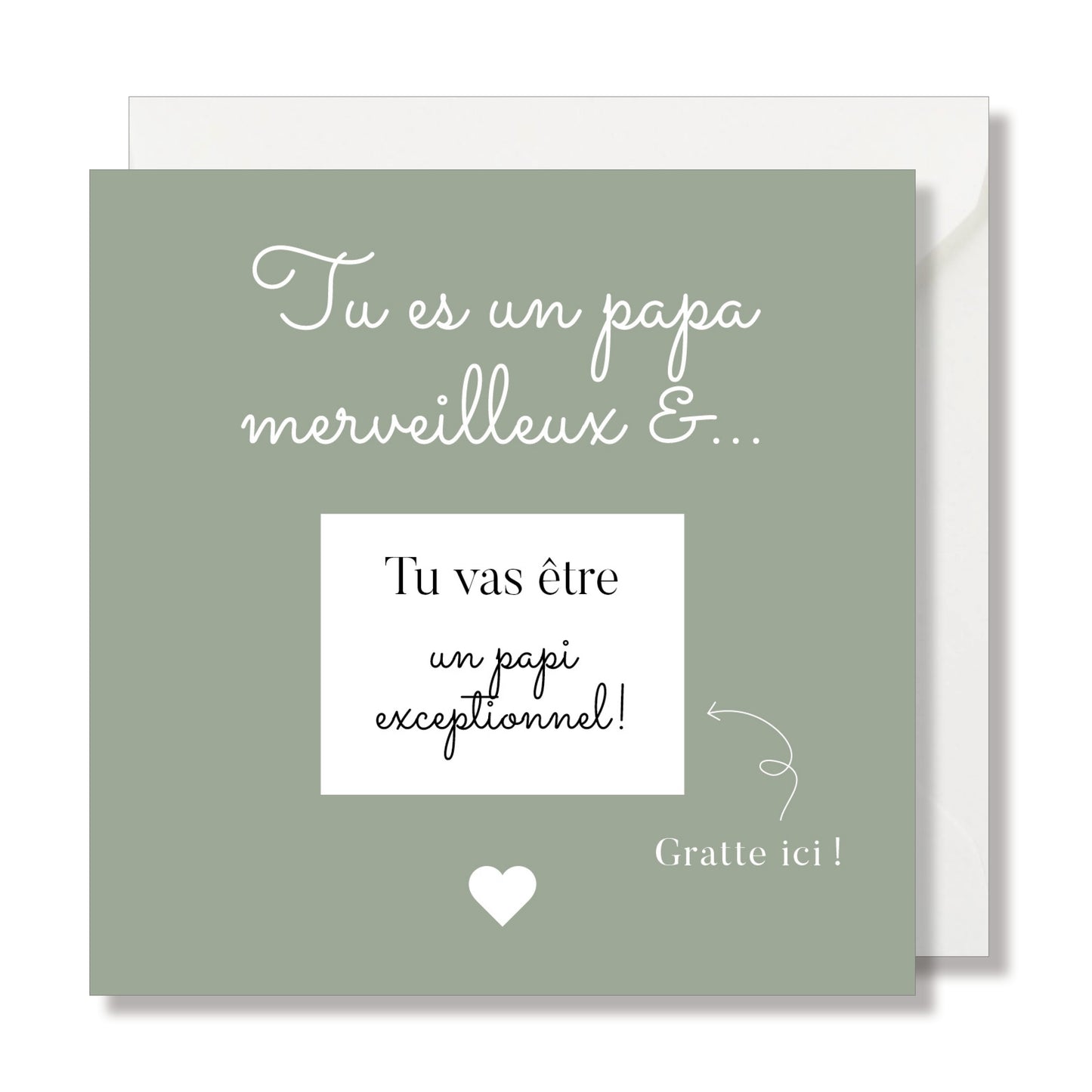 Carte à gratter "mamie exceptionnelle" rose