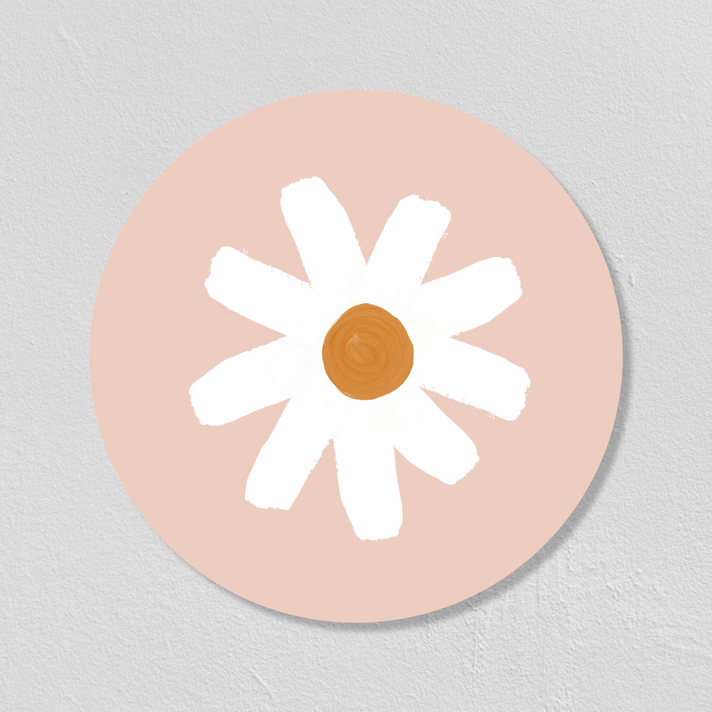 Stickers "fleurs" rose 5cm