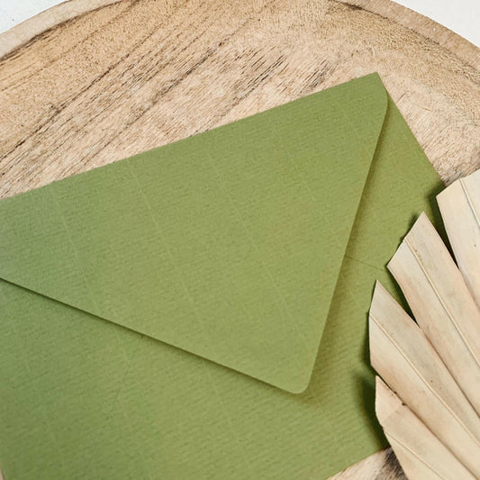 ENVELOPPES OLIVE B6 - SEVEN PAPER