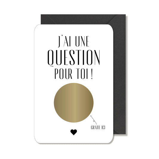 Hochzeitsrubbelkarte - mein Zeuge