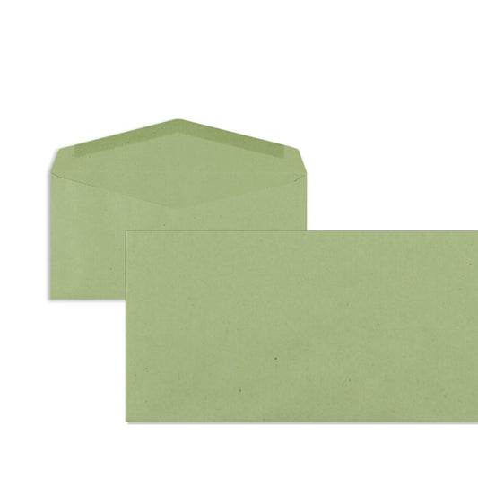 5 Enveloppes olive DL