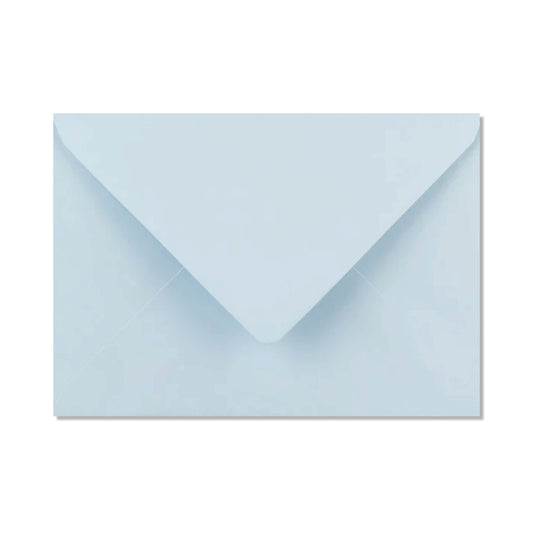 10 enveloppes bleu ciel C6
