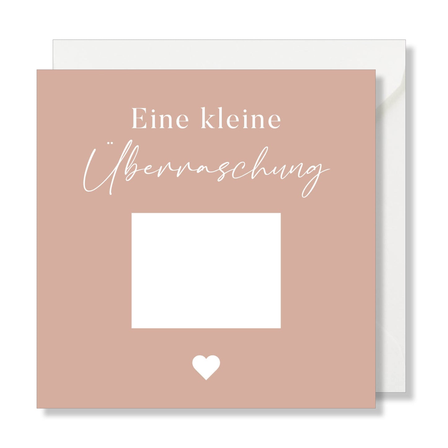 Gelbe quadratische Grußkarte "ich liebe dich mehr als Käse".