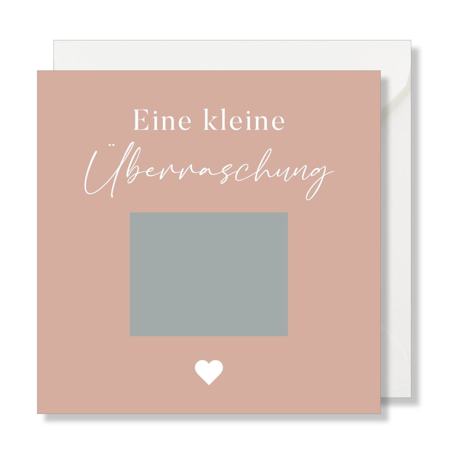 Gelbe quadratische Grußkarte "ich liebe dich mehr als Käse".