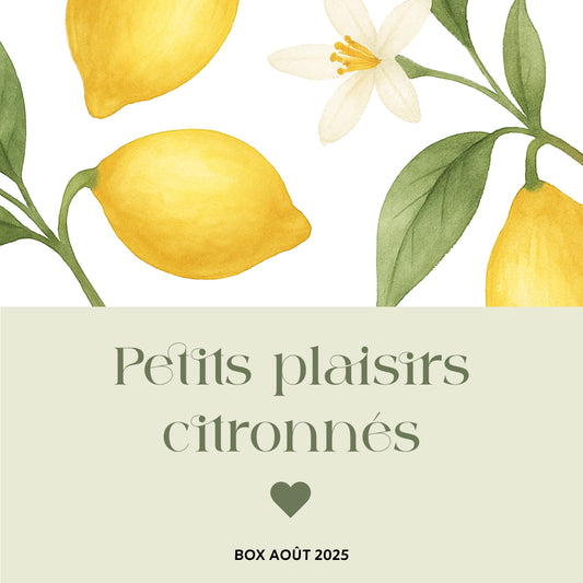 Box "petits plaisirs citronnés" - Août 2025