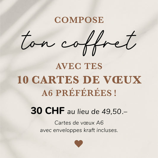 Coffret 10 cartes A6