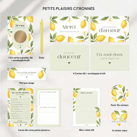 Box "petits plaisirs citronnés" - Août 2025