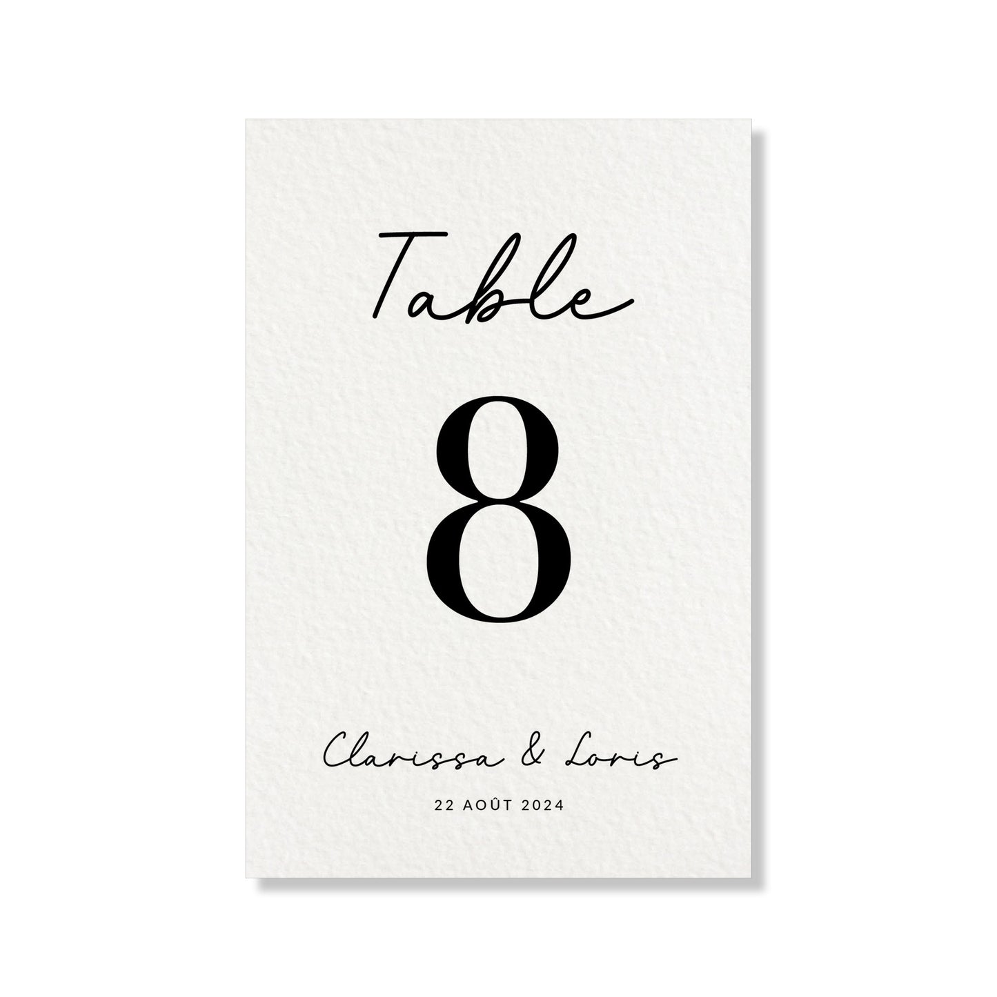 Numéro de table - Modern Love