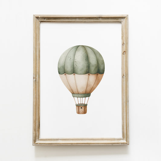 Poster ‘montgolfière’ A4 ou A3