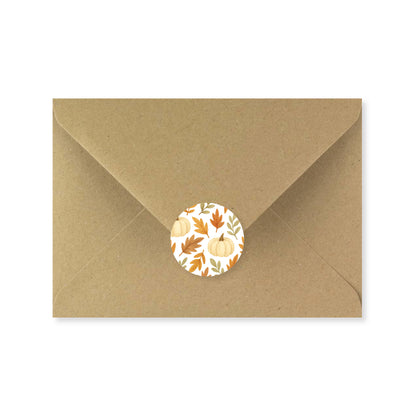 Lot 10 stickers 'automne' illustration 3 cm