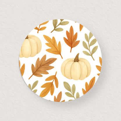 Lot 10 stickers 'automne' illustration 3 cm