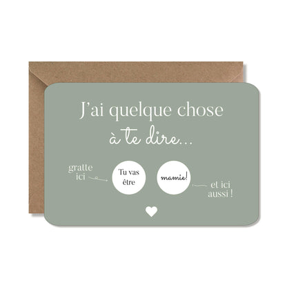 Ton coffret de 5 cartes annonce grossesse