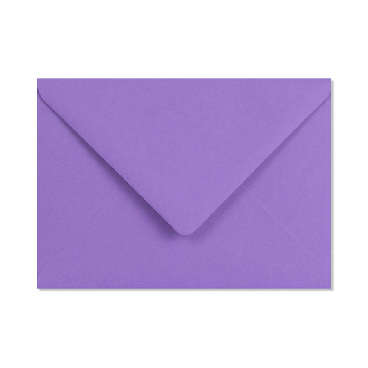 10 Enveloppes violet C6