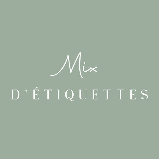 MIX 30 étiquettes