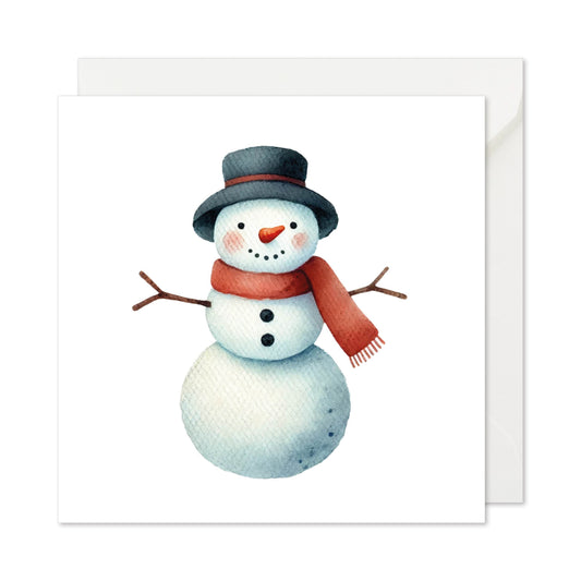 Aquarell-grüne "alles Gute zum Geburtstag" quadratische Grußkarte