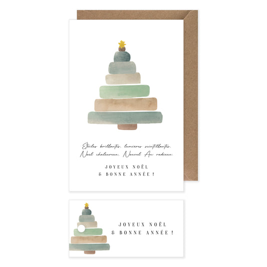 A6-Grußkarte "Herzlichen Glückwunsch an die glücklichen Eltern" blau