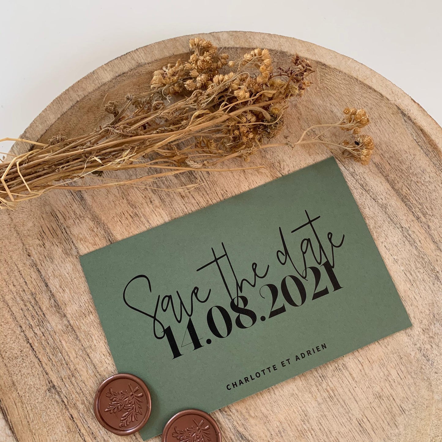 SAVE THE DATE CARTES ANNONCE DATE DE MARIAGE ORIGINALE - SEVEN PAPER