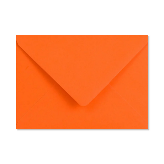 10 Enveloppes orange C6