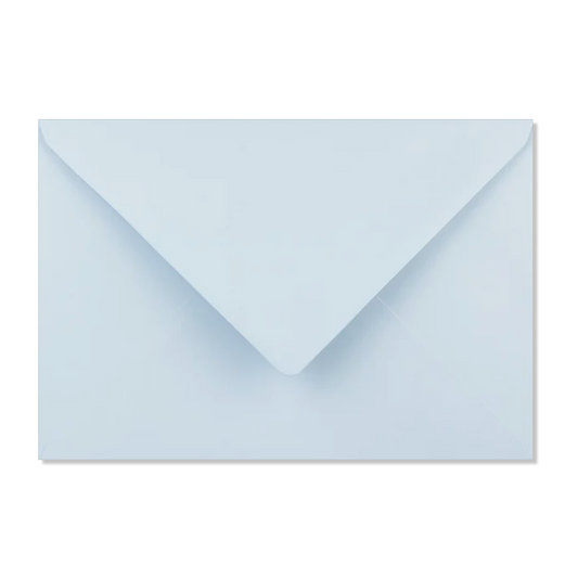 25 Enveloppes bleu ciel C5