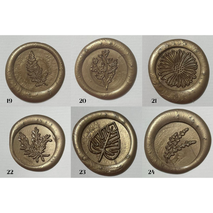 Cachets de cire – motif au choix (min. 40 pièces)