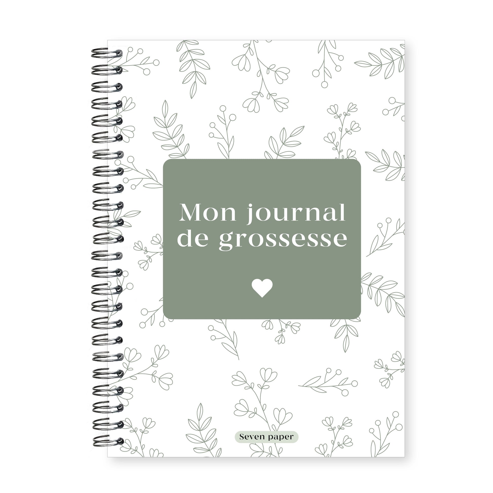 Mon journal de grossesse - 64 pages – Seven Paper