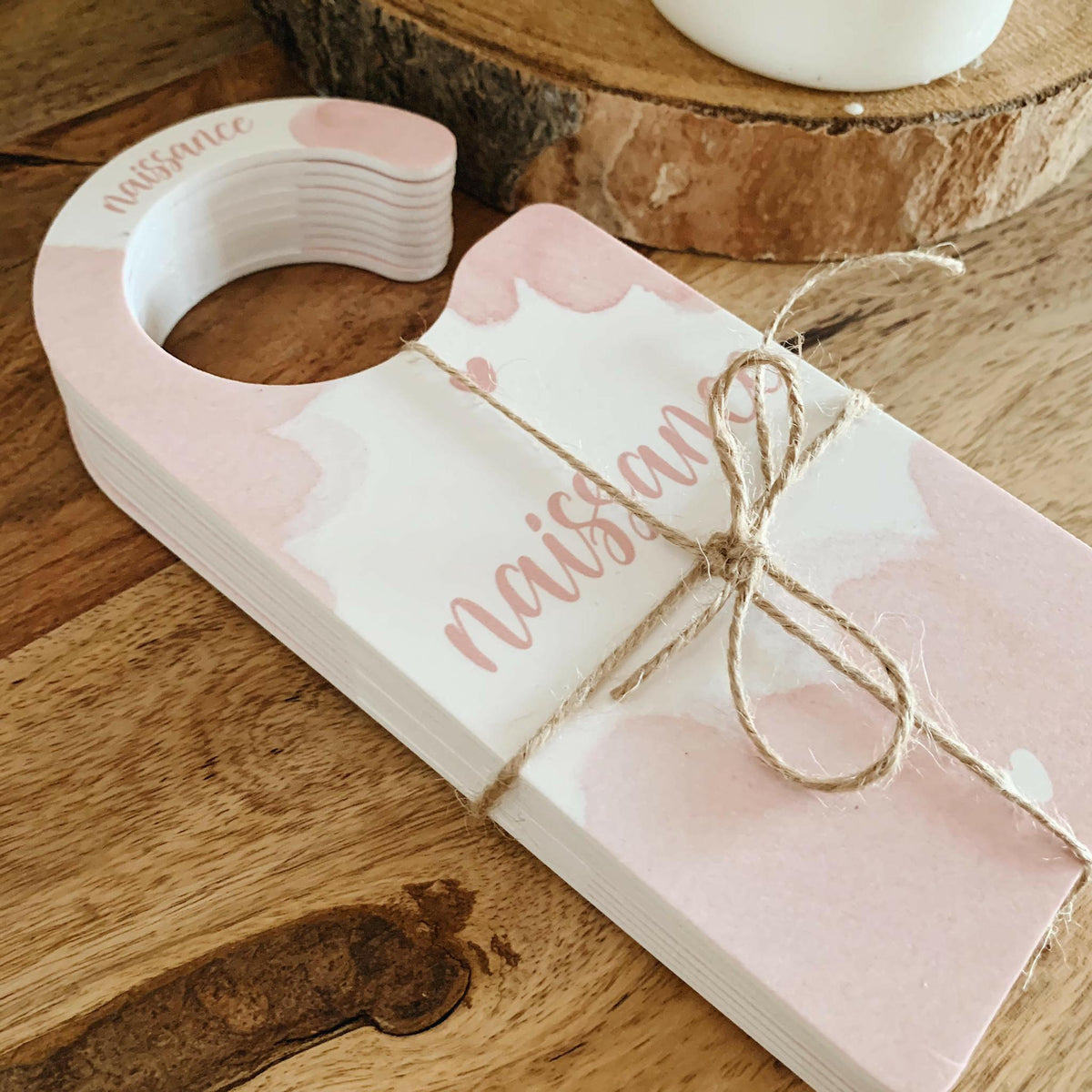 Lot De 8 Séparateurs De Tailles Bébé En Bois - 50 à 92 Cm - Organisateurs Pour Vêtements De Nouveau-né Et Enfant - Taille Allemande - Idéal Pour Armoire Et Dressing
