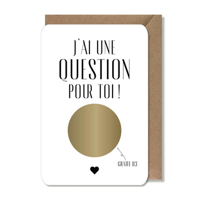 Hochzeitsrubbelkarte - mein Zeuge 