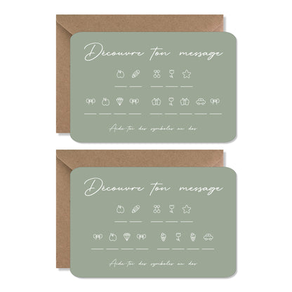 Carte annonce originale grossesse - mamie