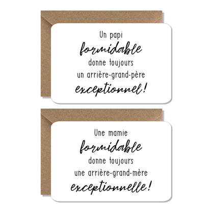 Carte annonce grossesse ‘arrière-grand-père’