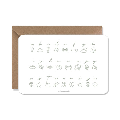 Carte annonce originale grossesse - mamie